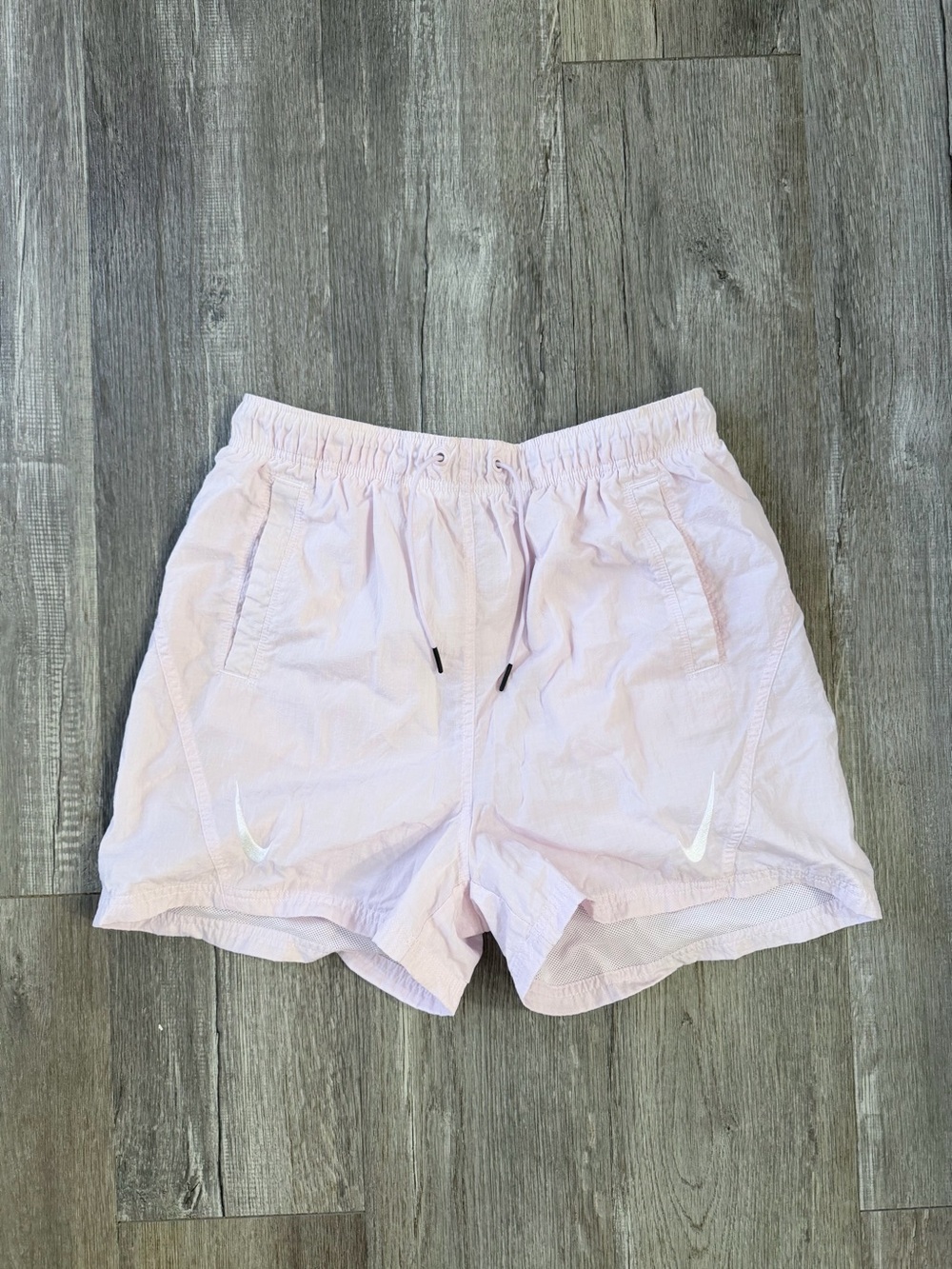 NIKE Light Pink Nylon Basketball Shorts